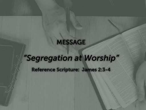 Segregation at worship