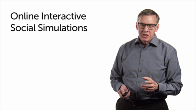Online Interactive Social Simulations