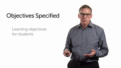 Objectives Specified