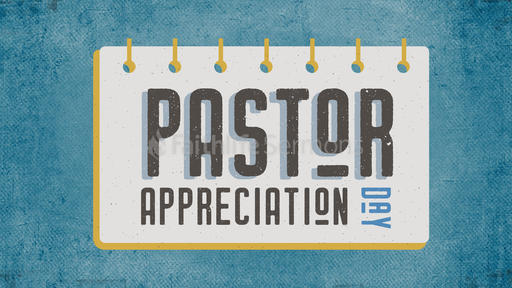 Pastor Appreciation Calendar