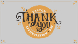 Pastor Appreciation Thank You  PowerPoint image 1