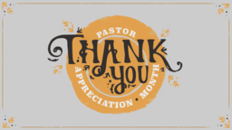 Pastor Appreciation Thank You  PowerPoint image 2