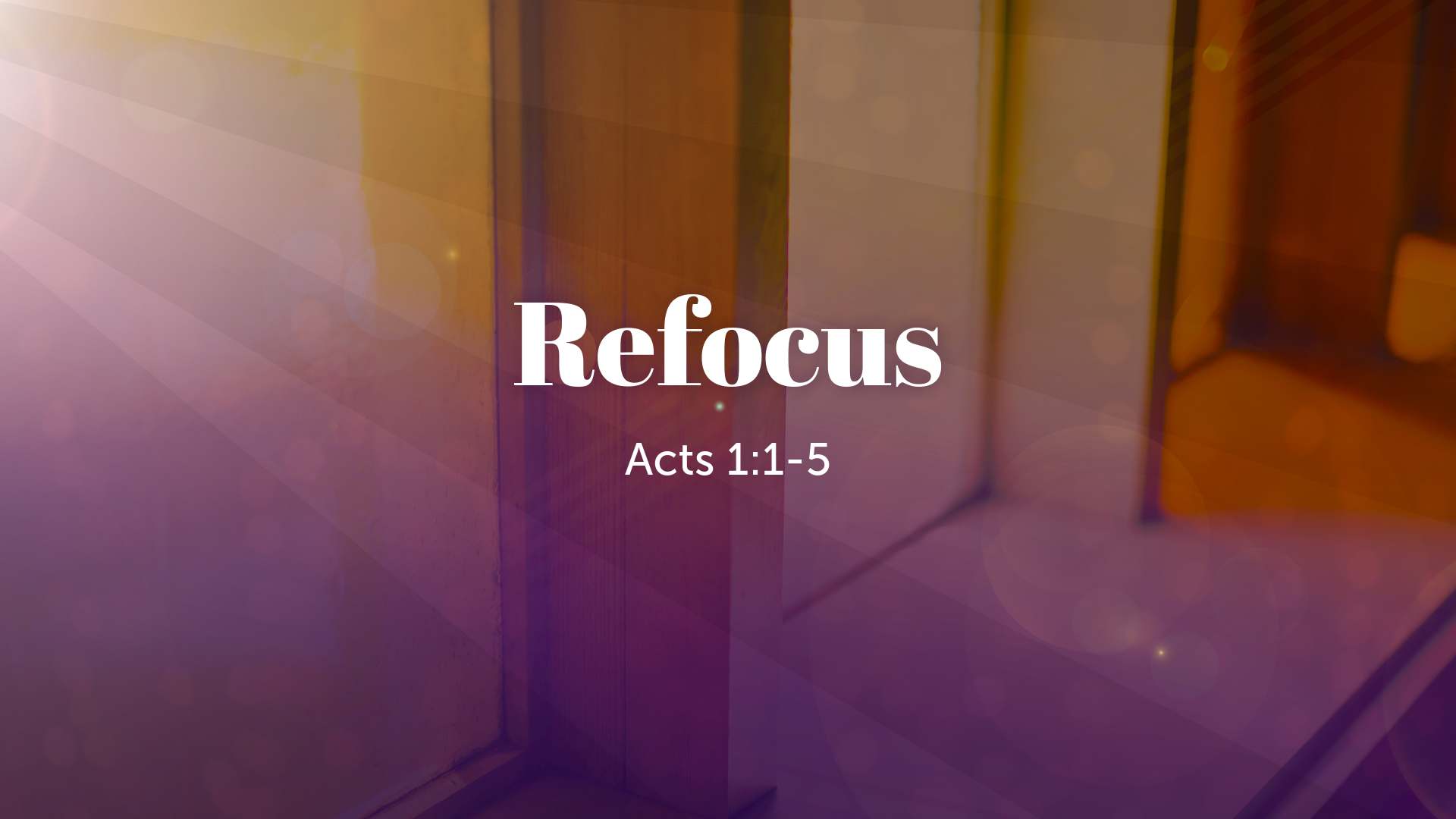 Refocus Logos Sermons