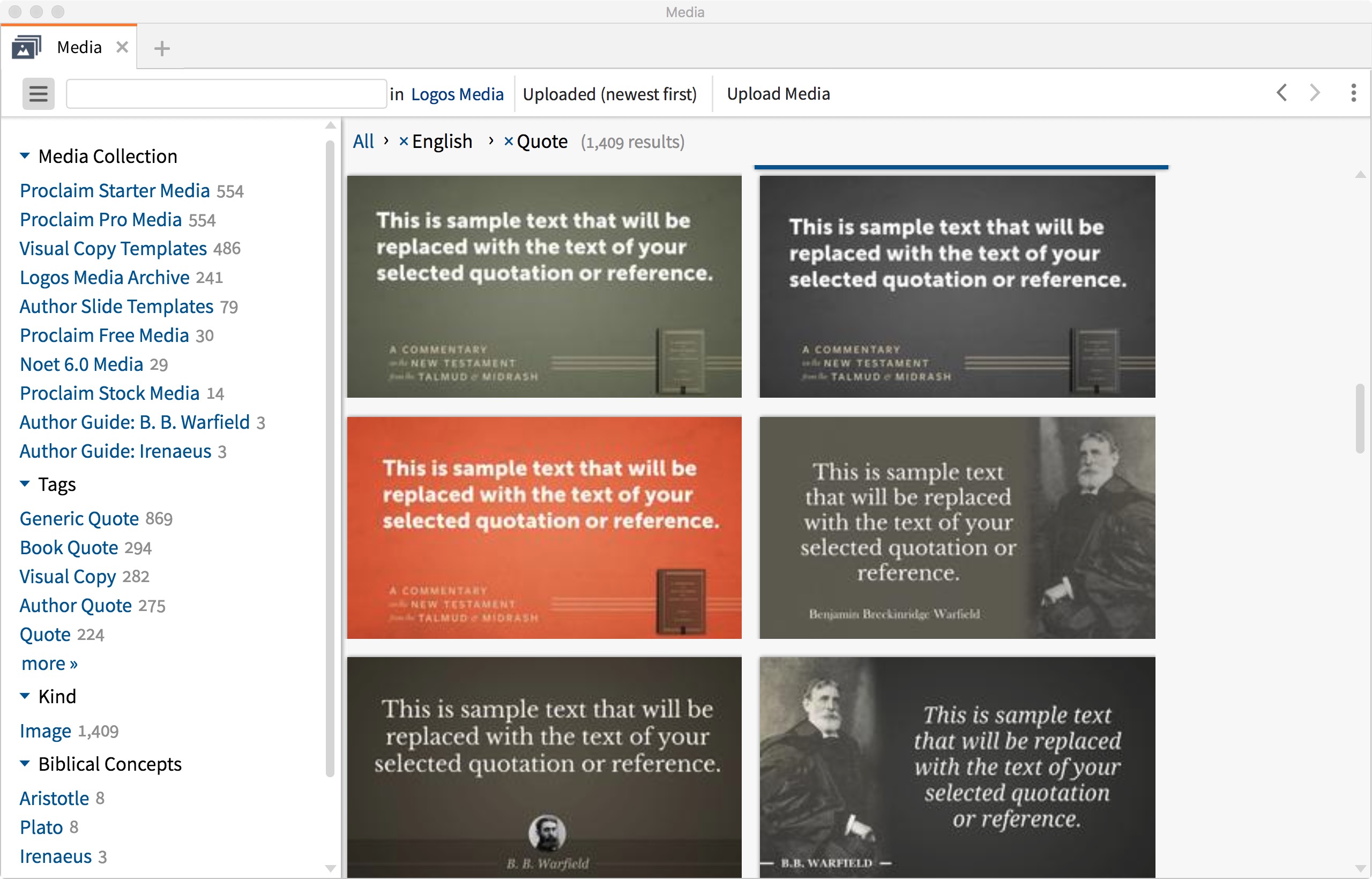 Media Tool with Visual Copy