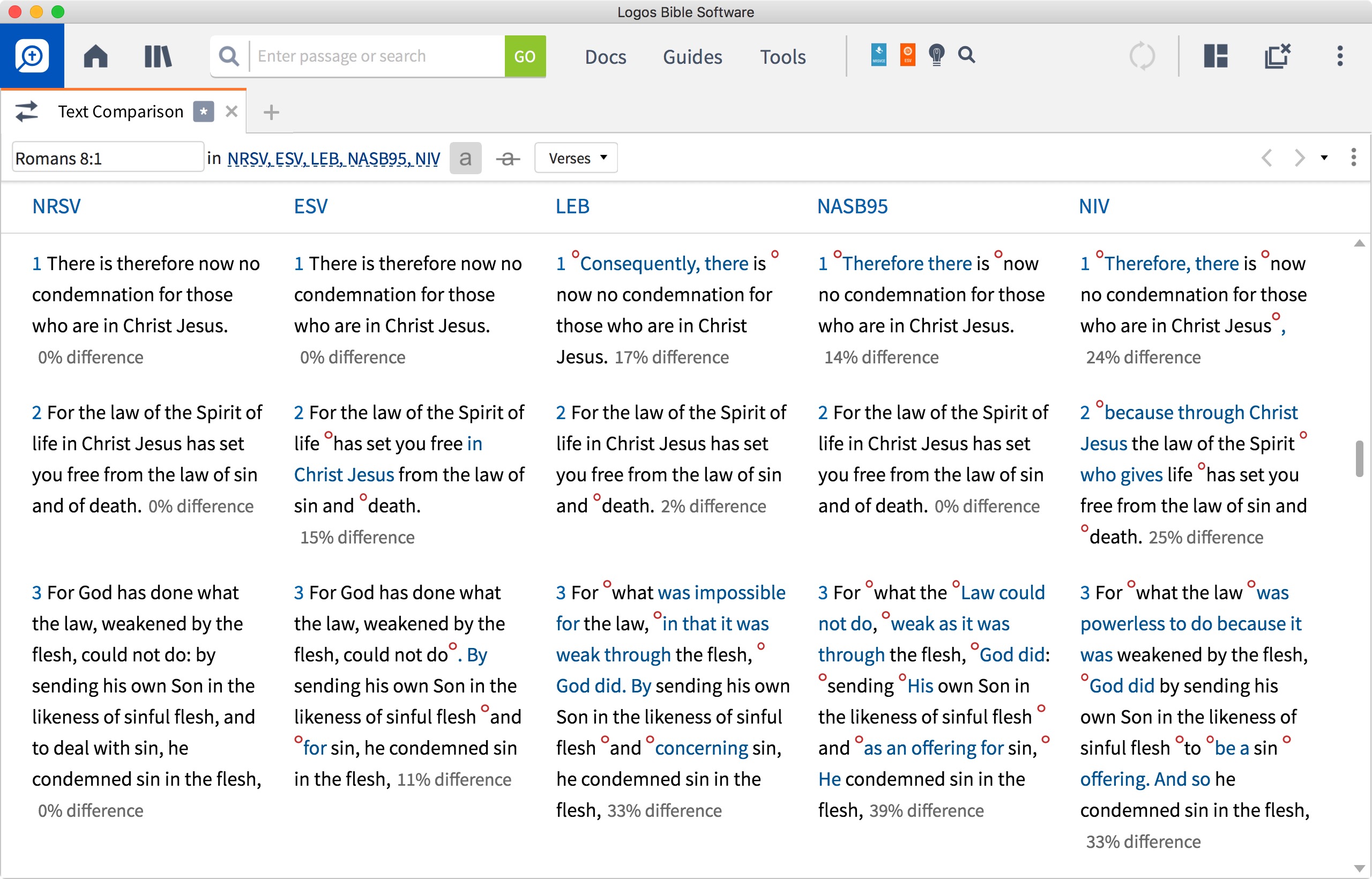 Text Comparison