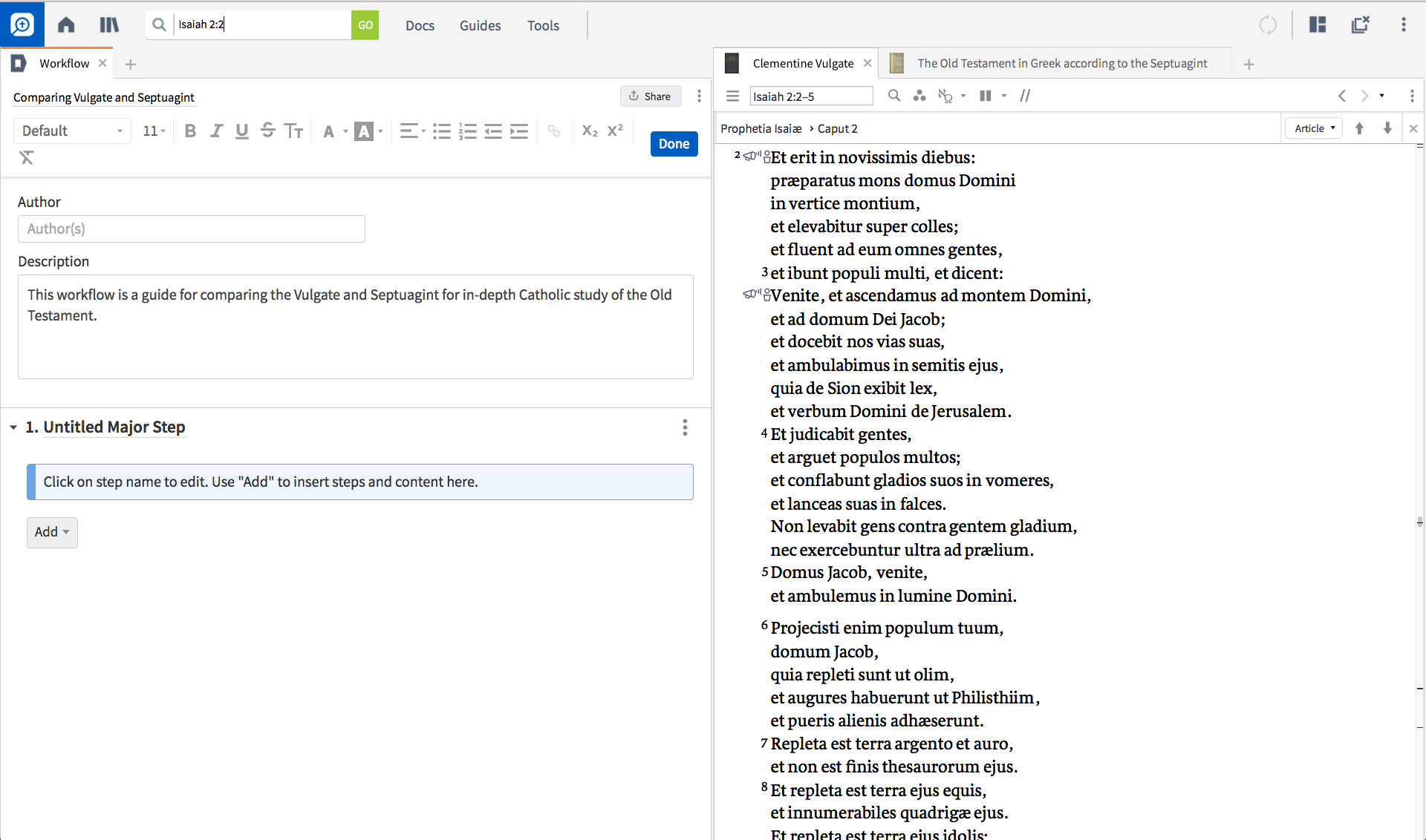 Workflow Editor