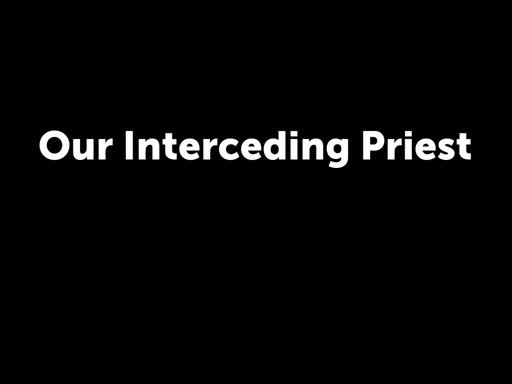 Our Interceding Priest