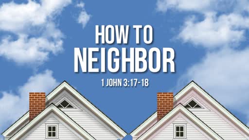October 28th, 2018 - How to Neighbor (Wk 3)