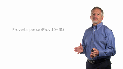 Structure of Proverbs: Proverbs per Se