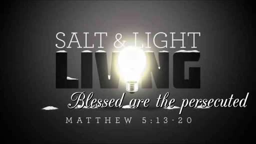 The Sermon on the Mount: Salt and Light