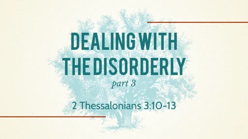 Dealing With The Disorderly - 11.04.18 PM