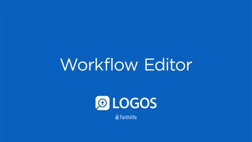 Workflow Editor