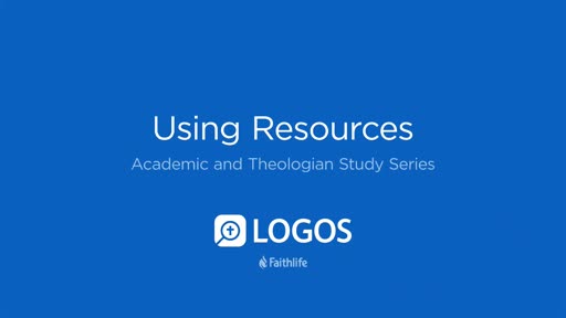 1. Using Resources