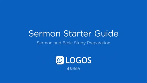 1. Sermon Starter Guide