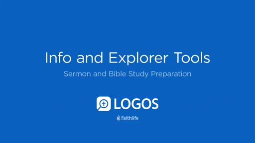 5. Info and Explorer Tools