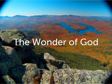 The Wonder of God
