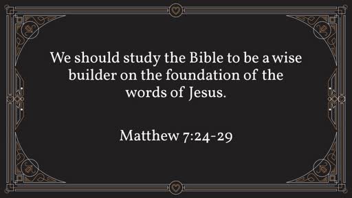 12/2/2018 - Bible Study