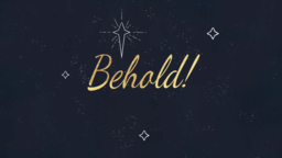 Advent Behold  PowerPoint image 1