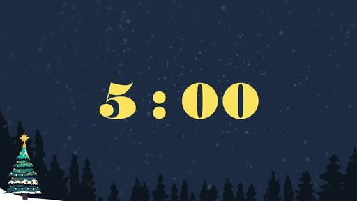 Merry Christmas Night - Countdown 5 min