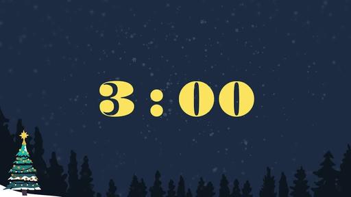 Merry Christmas Night - Countdown 3 min
