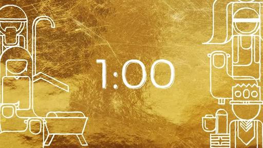 Golden Nativity - Countdown 1 min