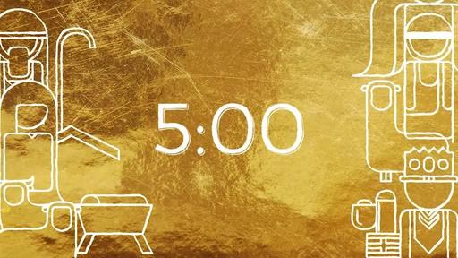 Golden Nativity - Countdown 5 min
