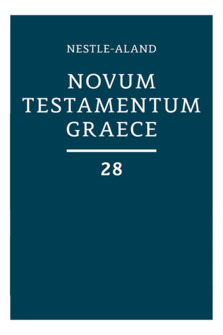 Nestle-Aland Greek New Testament, 28th Edition, with Morphology