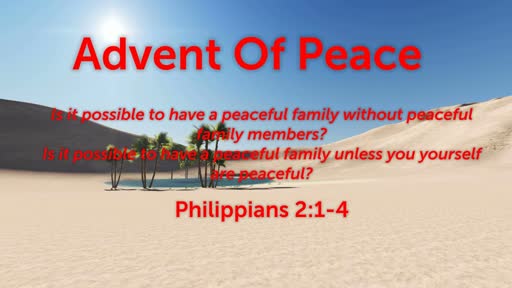 Advent Of Peace