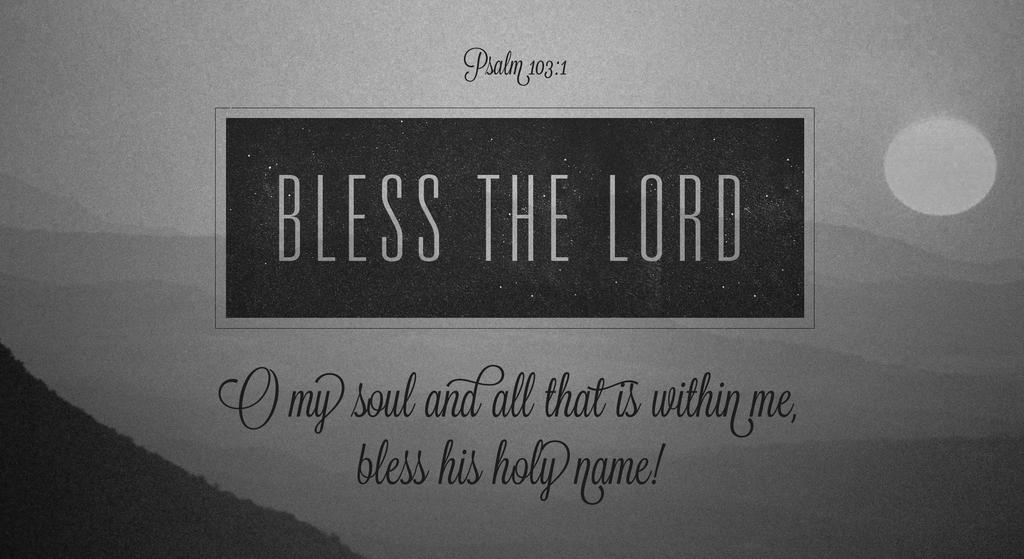 Psalm 103:1 large preview