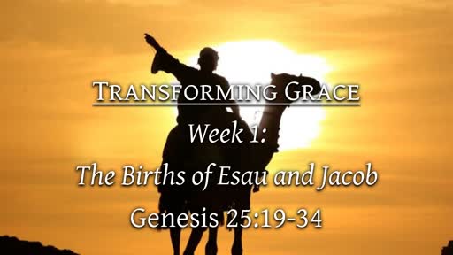 Wk 1: Births of Esau & Jacob