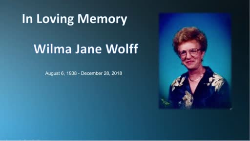 Wilma Krol Wolff Funeral