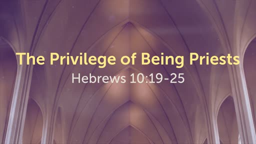 The Privilege of Being Priests