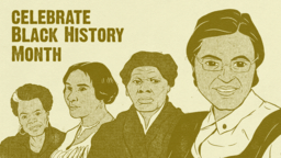 Celebrate Black History Month Retro  PowerPoint Photoshop image 1