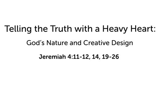 God's Nature and Creative Design