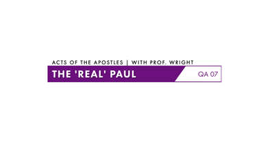 Paul in Acts vs. Paul in His Letters