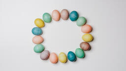 Colorful Eggs with Flowers  image 3