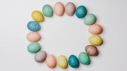 Colorful Eggs with Flowers  image 8