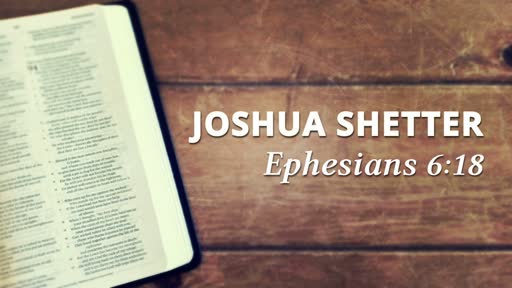 Joshua Shetter - Jan. 27th, 2018