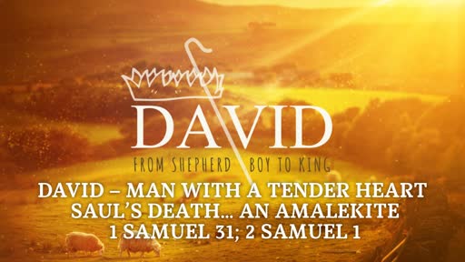 Saul's Death...An Amalekite 