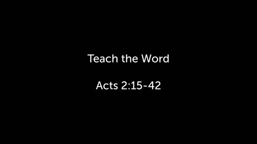 Teach the Word