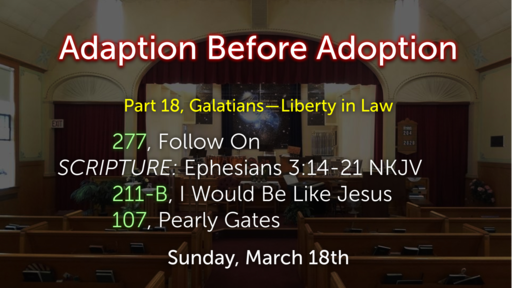 Part 18: Adaption Before Adoption (test)