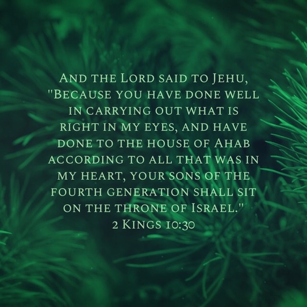 2 Kings 10: “Jehu’s Path of Destruction” 2 Kings 10: “Jehu’s Path of Destruction”