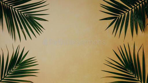 Palm Leaves Yellow