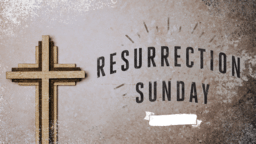 Resurrection Sunday Cross  PowerPoint image 1