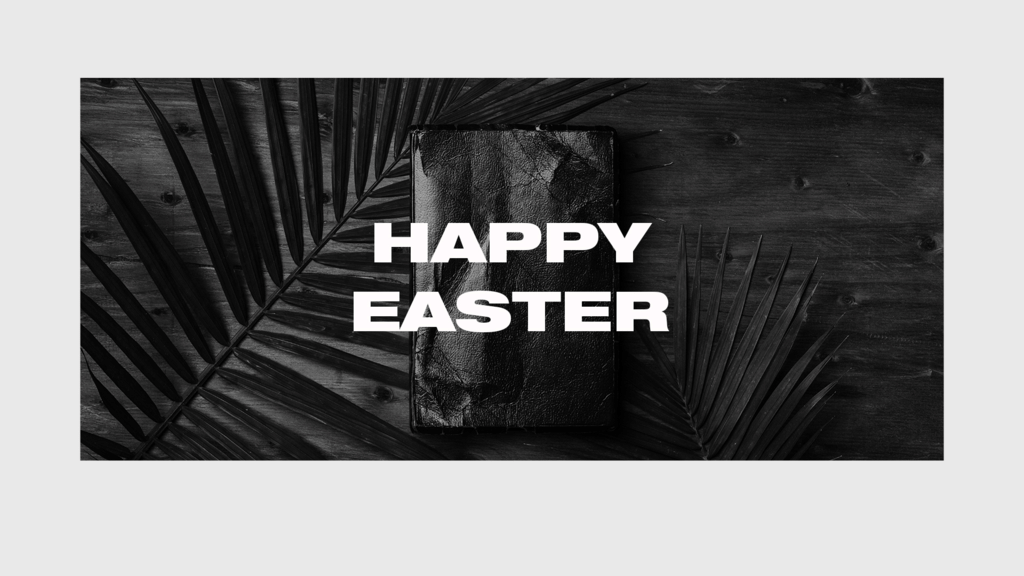 Happy Easter Bible large preview