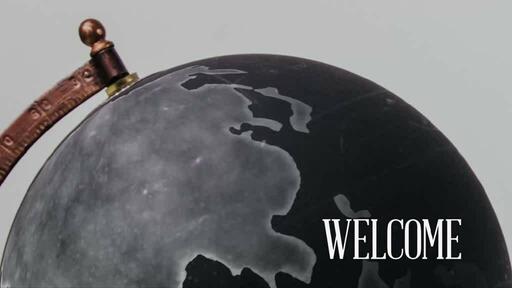 Spinning Globe - Welcome