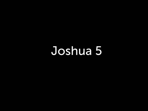 Joshua 5 