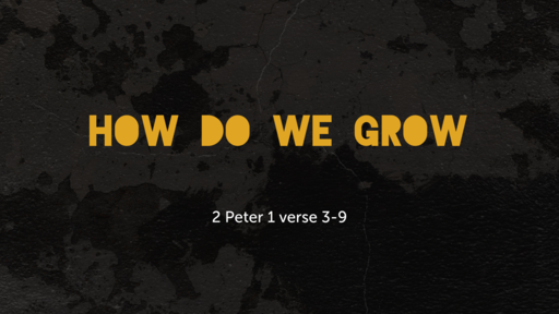 How do we grow
