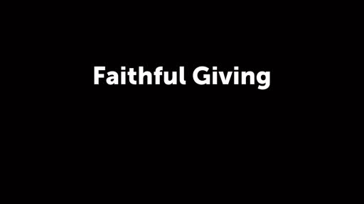 Faithful Giving