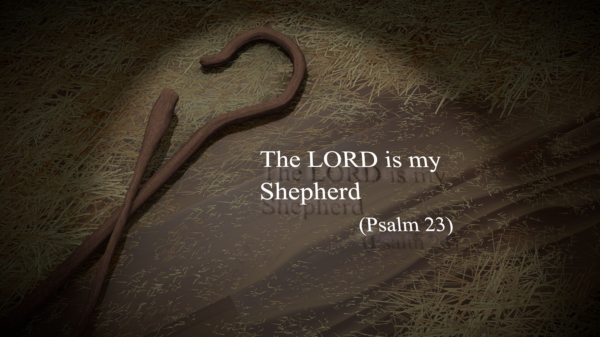 Making The Lord Personal By Adknowledging Him As Your Shepherd Making The Lord Personal By Adknowledging Him As Your Shepherd